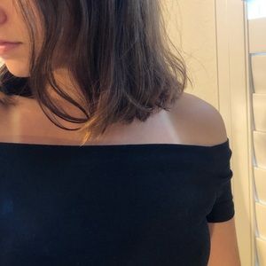 Garage Off the Shoulder Top